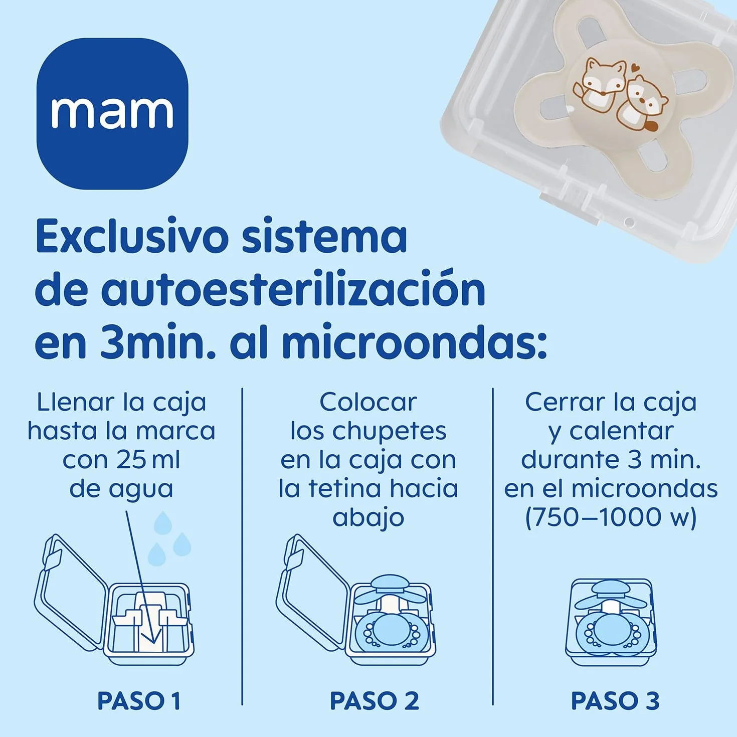 MAM Welcome to the World G102-3 Babyflaschen Easy Start Anti-Colic, 1 Schnuller Start und 1 Brosche Clip 0+ Monate, Spanische Version, Rosa, 5 Stück