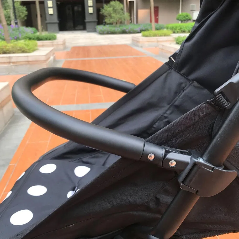 Sicherheitsbügel Für Kinderwagen,Zubehör Für BBZ Yoyo Armlehne Aus Silikonledertasche Aluminiumlegierung, 42,5x6,5x34cm