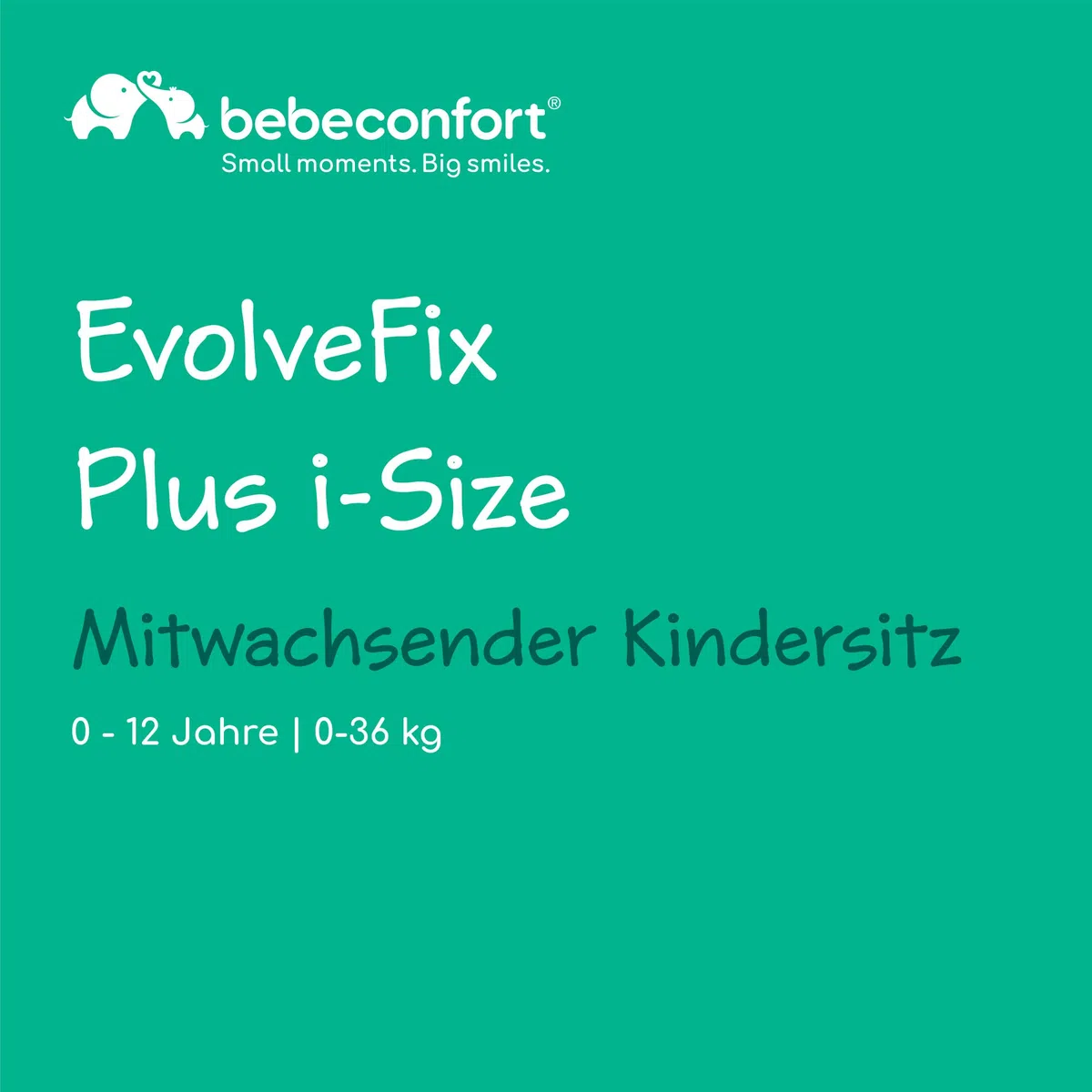 Bebeconfort EvolveFix Plus i-Size, Autositz 360 Drehbar, 0–12 Jahre, 40–150 cm, ISOFIX Kindersitz Drehbar, 10 Kopfstützenpositionen, 4 Liegepositionen, Seitenaufprallschutz, Funktionsgewebe,Black Mist