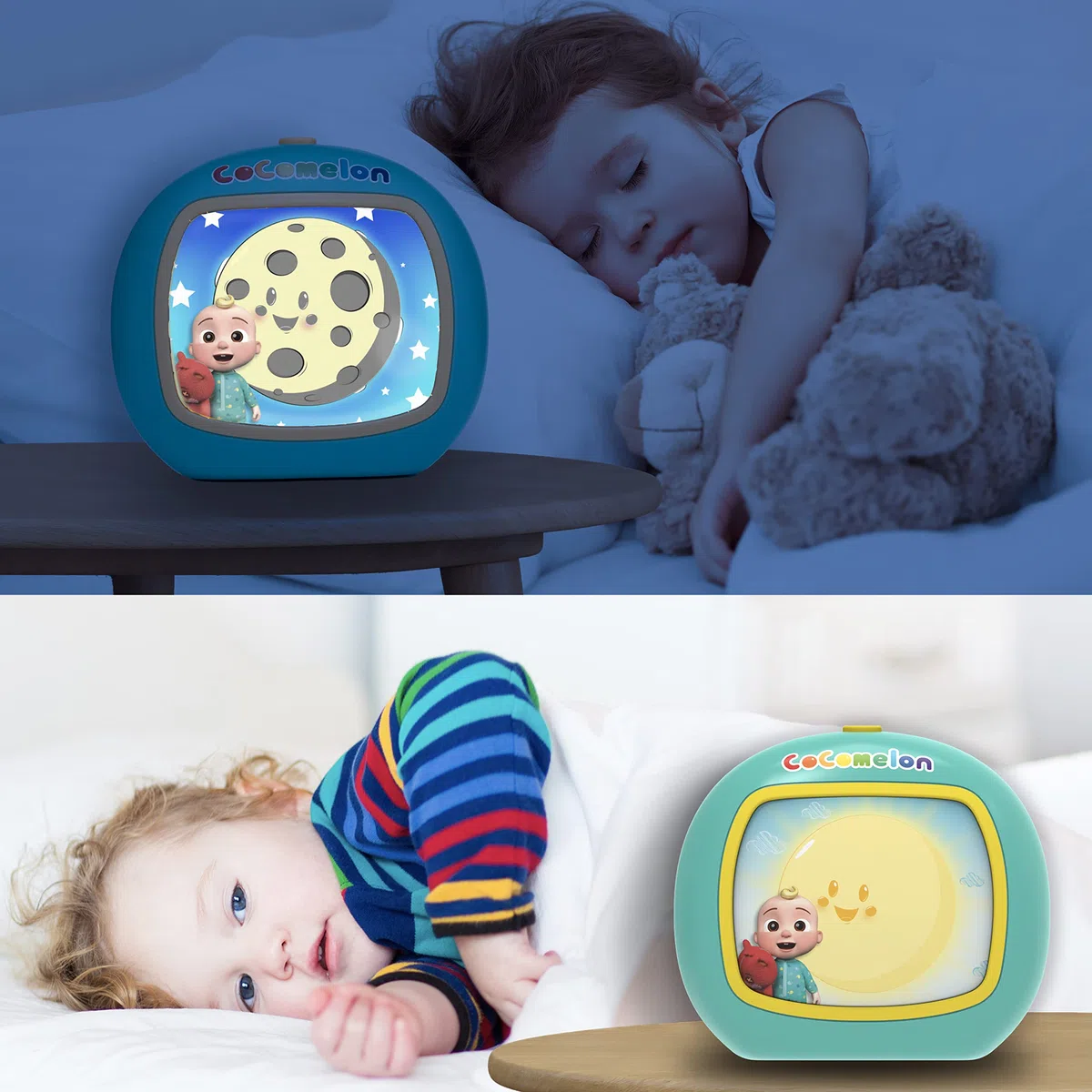 WOW! STUFF CoComelon Schlaftrainer-Uhr von Lullaby Labs hilft Ihrem Kind wissenschaftlich erwiesen, DASS es Schlafenszeit ist und wann es in Ordnung ist, aufzustehen, für Kleinkinder, Mädchen und