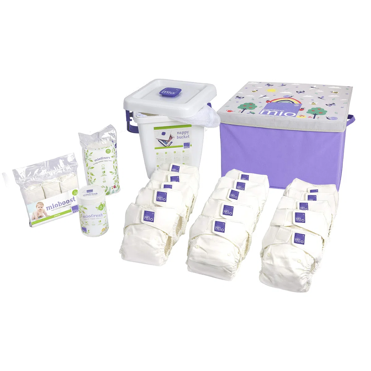 Bambino Mio, miosolo premium geburt bis töpfchen set, weiss, mehrfarbig, 6400 g