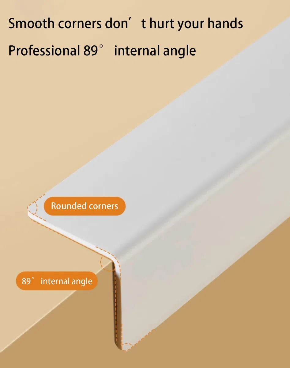 Wand-Eckenschutz, PVC-Wand-Eckschutzkanten-Zierstreifen, selbstklebend, mehrere Größen(Style 2,36mmx36mmx2.5m)