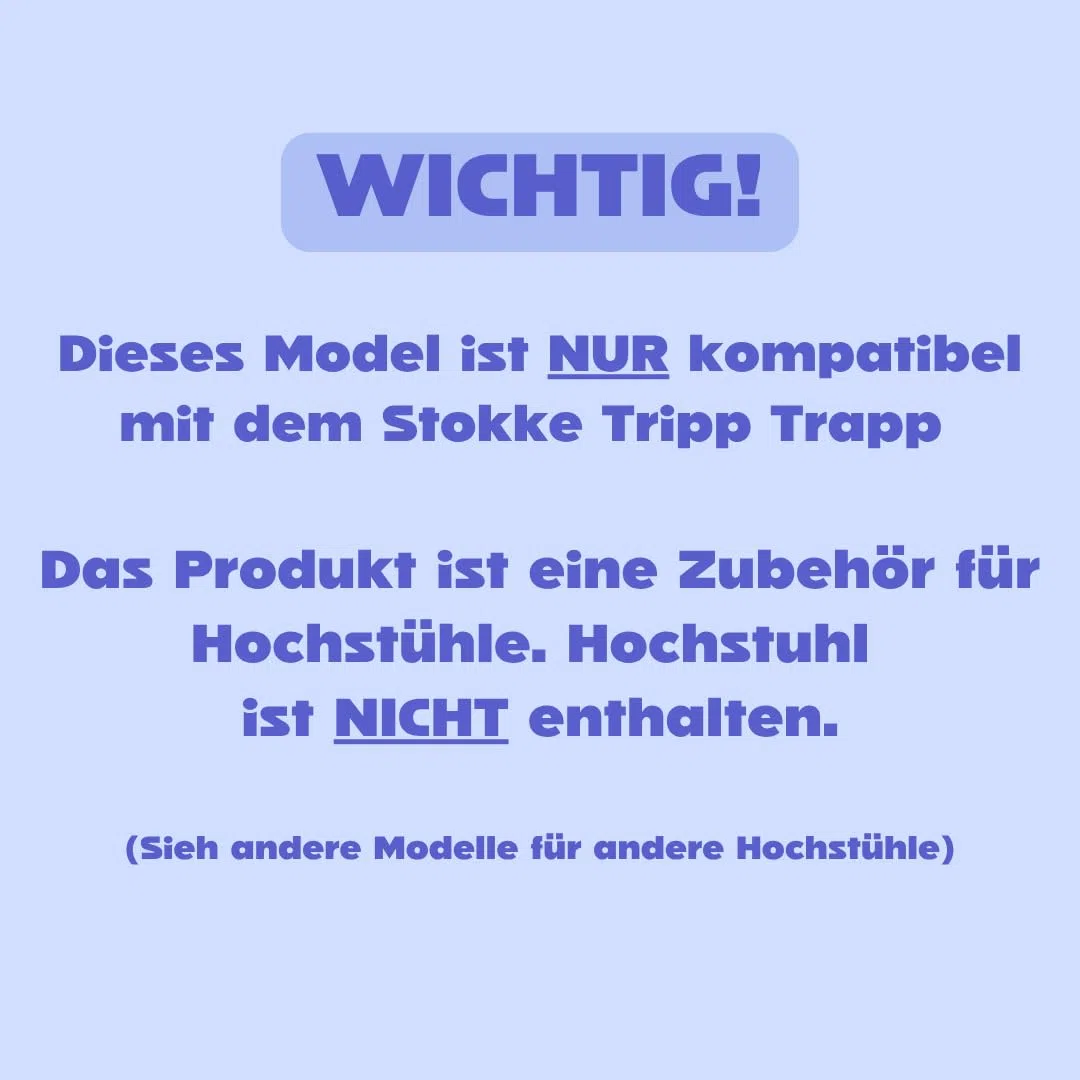 CATCHY Auffangschale Zubehör für Stokke Tripp Trapp Hochstuhl Food Catcher Krümel Kleckereien
