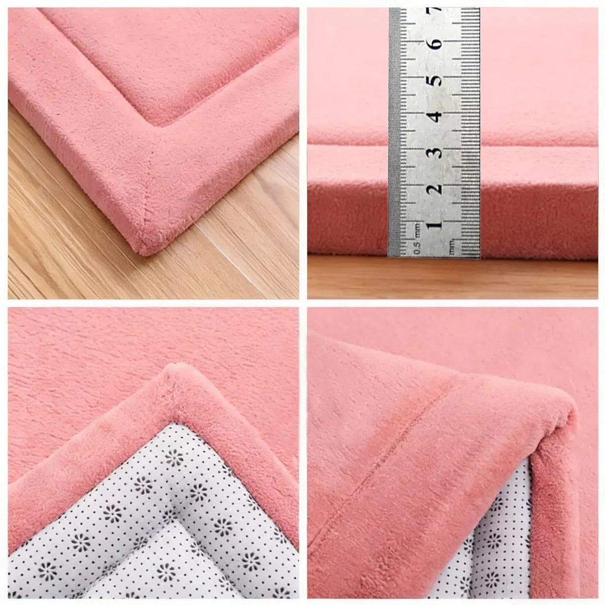 Krabbelmatte Baby Dicke 2 cm Spielmatte Kinder Spieldecke Kinderteppich Spielteppich Baby Spielmatte Bodenmatte Kinder 150 x 150 cm rutschfest Seiten für Drinnen und Draußen