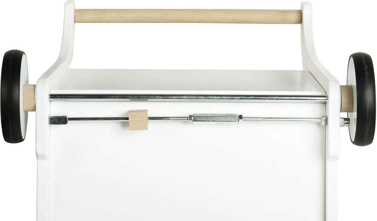 small foot Lauflernwagen Spielzeugbox Elefant aus Holz, mit Bremse und gummierten Rädern, für Kinder ab 1 Jahr, 12535