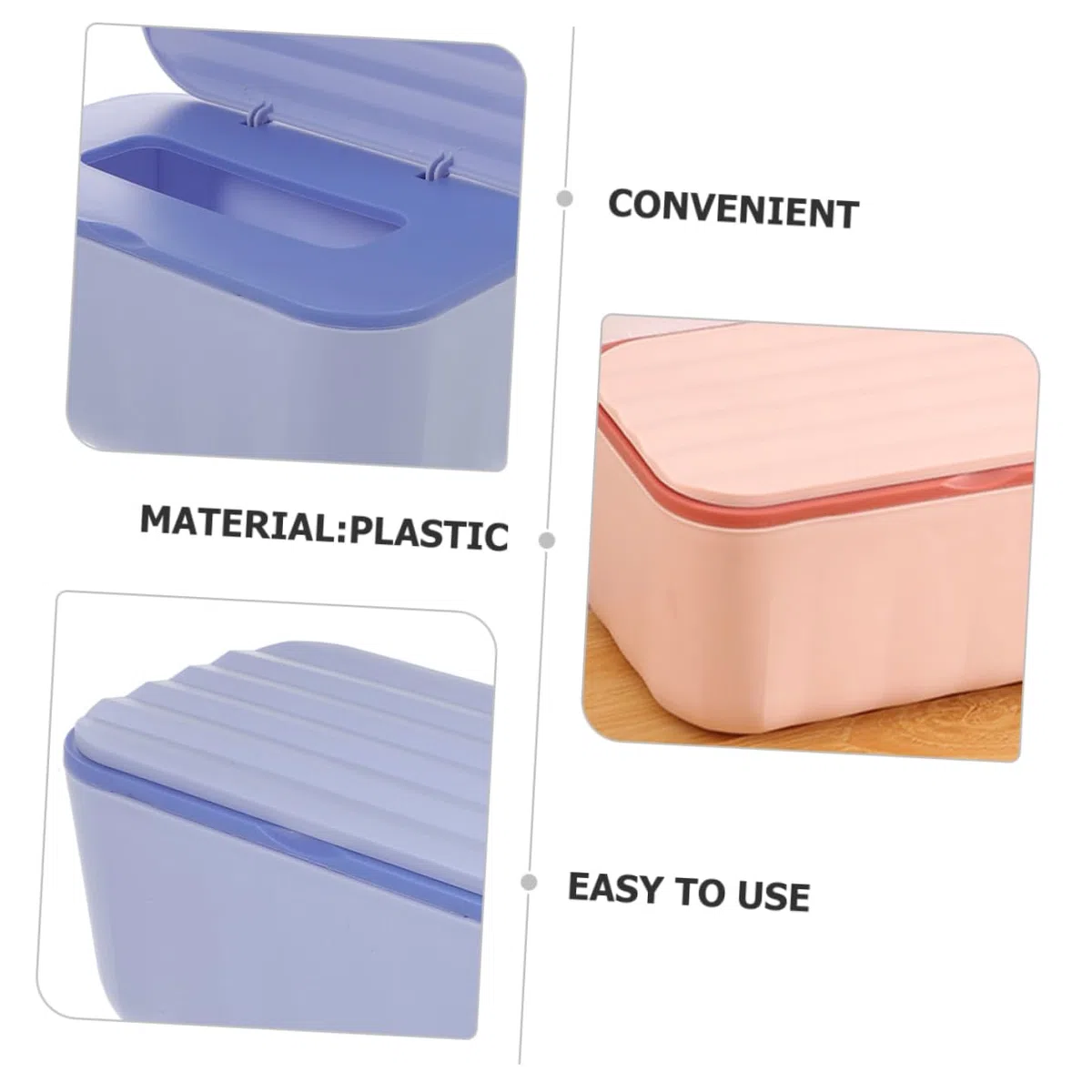 Ciieeo 4 Sätze Wandmontierte Und Tragbare Tissue Box Für Trockene Tücher Und Feuchttücher Praktischer Spender Für Tisch Und Wand Langlebigem Für Zuhause Und Unterwegs 2 Stücke * 4