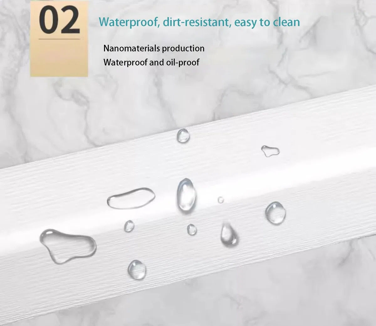 Wand-Eckenschutz, PVC-Eckschutz, selbstklebend, for Tür, Fenster, Arbeitsplatte, 3,6 cm, 0,8–3,0 m(Style 7,L 2.7m/8.8ft)