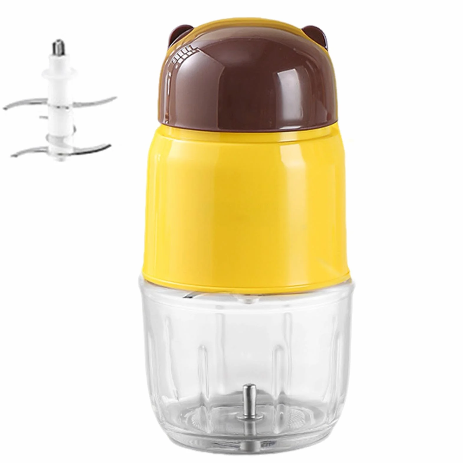 Generisch Kindermixer, Kchenmaschine fr Kinder - Automatischer Lebensmittelmixer | Tragbarer Mixer in Lebensmittelqualitt, abnehmbarer Lebensmittelmixer fr Zuhause, Reisen