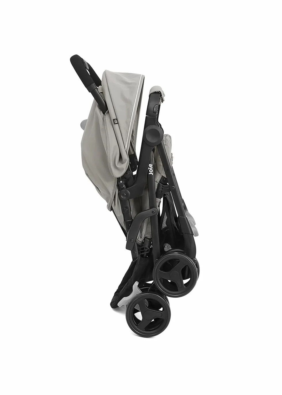 Joie Aire Twin Nectar und Mineral Kinderwagen - Zwillingskinderwagen - Aluminiumgestell - Geeignet ab Geburt - 15 kg - Dark Pewter