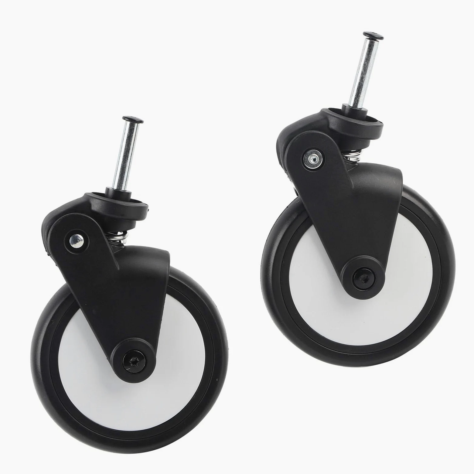 Bnineteenteam Kinderwagen Gummiräder, 13 cm Durchmesser, vorder und hinten geeignet, Baby Travel Zubehör für Verschiedene Kinderwagen mit Werkzeug