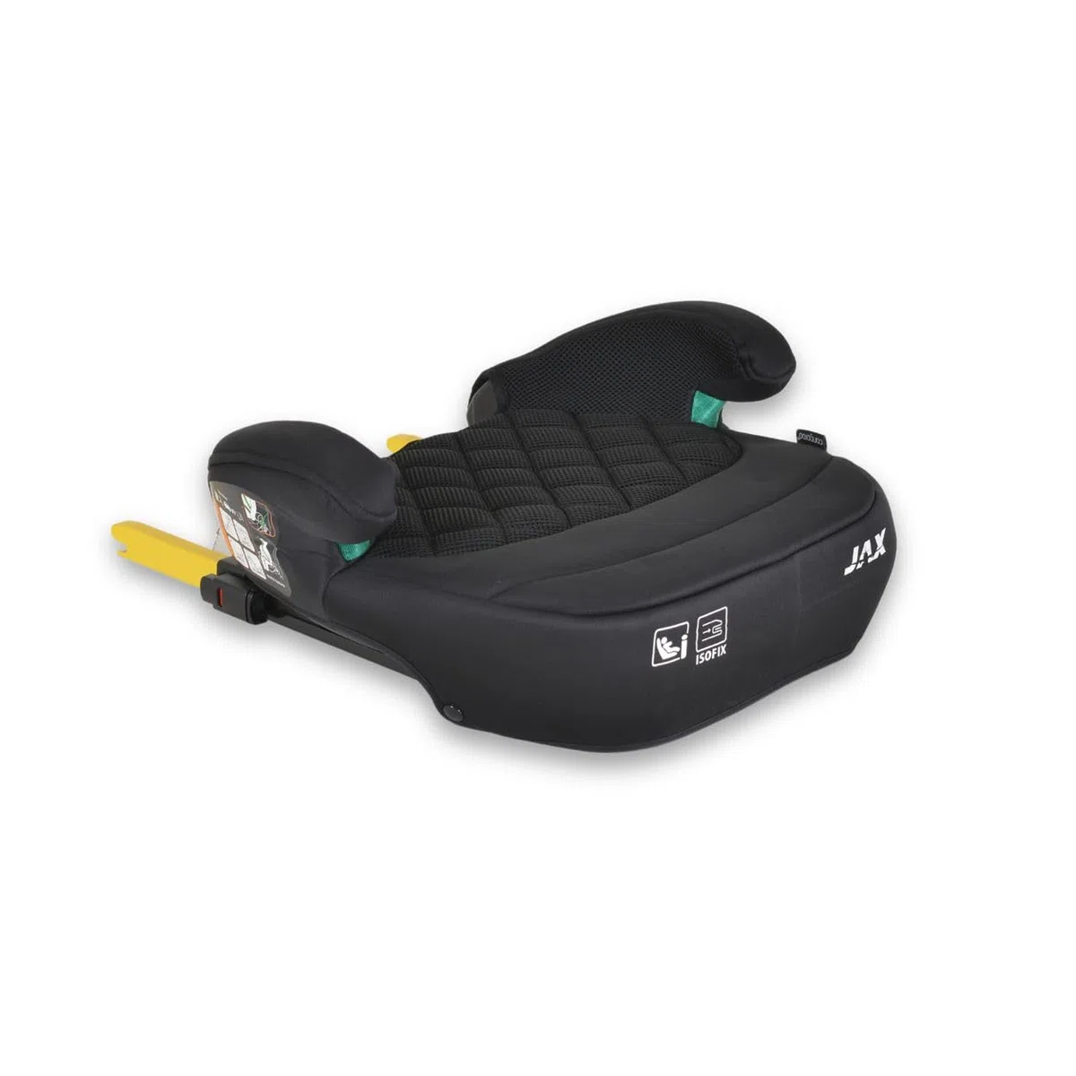 Cangaroo Kindersitz Sitzerhöhung Jax i-Size 125-150cm Gruppe 3 Isofix Top Tether schwarz