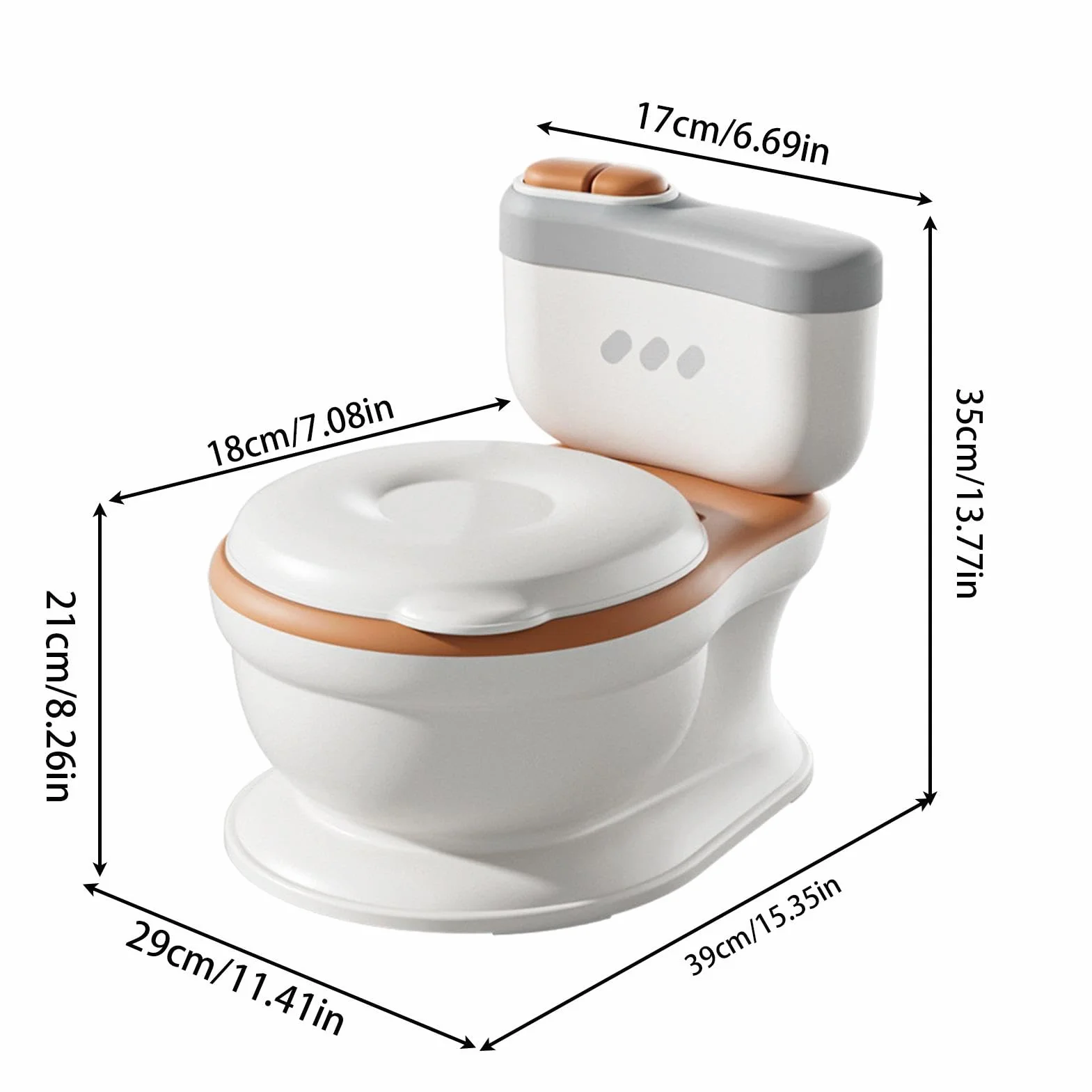 Trainingspotchen für Kleinkinder, Realistische Töpfchentoilette - Spritzwassergeschütztes Töpfchen Toilette für Kind - Allround Sicherheitsschutz Töpfchentraining Werkzeug für Kinder, und Meis