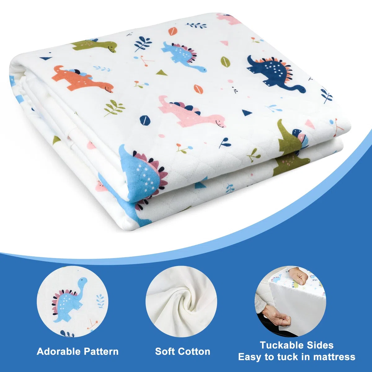 MOEMOE BABY Inkontinenz Bettunterlage, 87x198cm wiederverwendbar inkontinenz bettunterlage, wasserdichte Matratzenauflage für Kingsize Bett
