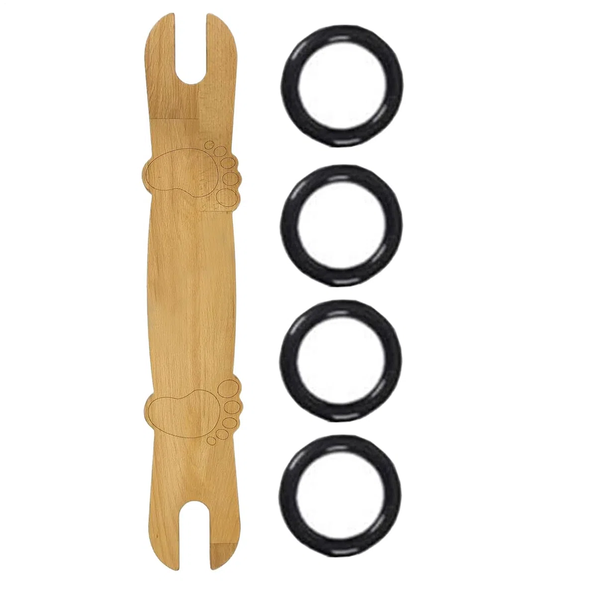 Hochstuhl-Fußstütze, rutschfeste Fußstütze aus Holz, ergonomischer Babybedarf, Kinderzimmermöbel für Kleinkinder, Essen, Essen und Komfort, 50 x 8,2 cm