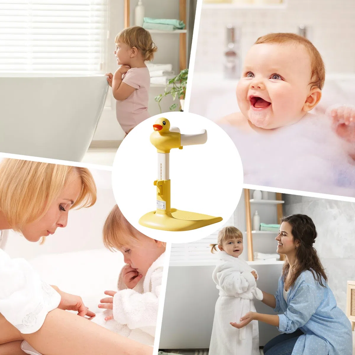 Baby-Badewannensitz, stehend, verstellbar, höhenverstellbar, rutschfest | für Jugendliche von 6 – 24 Monaten, , Mädchen