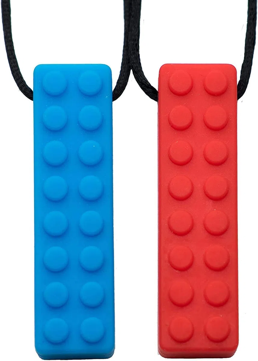 Tilcare Chew Chew Sensory Kauen Halskette - Am besten für Kinder oder Erwachsene, die gerne beißen oder Autismus haben - Langlebiges und starkes Silikon-Kauspielzeug - Kaukette für Jungen und Mädchen
