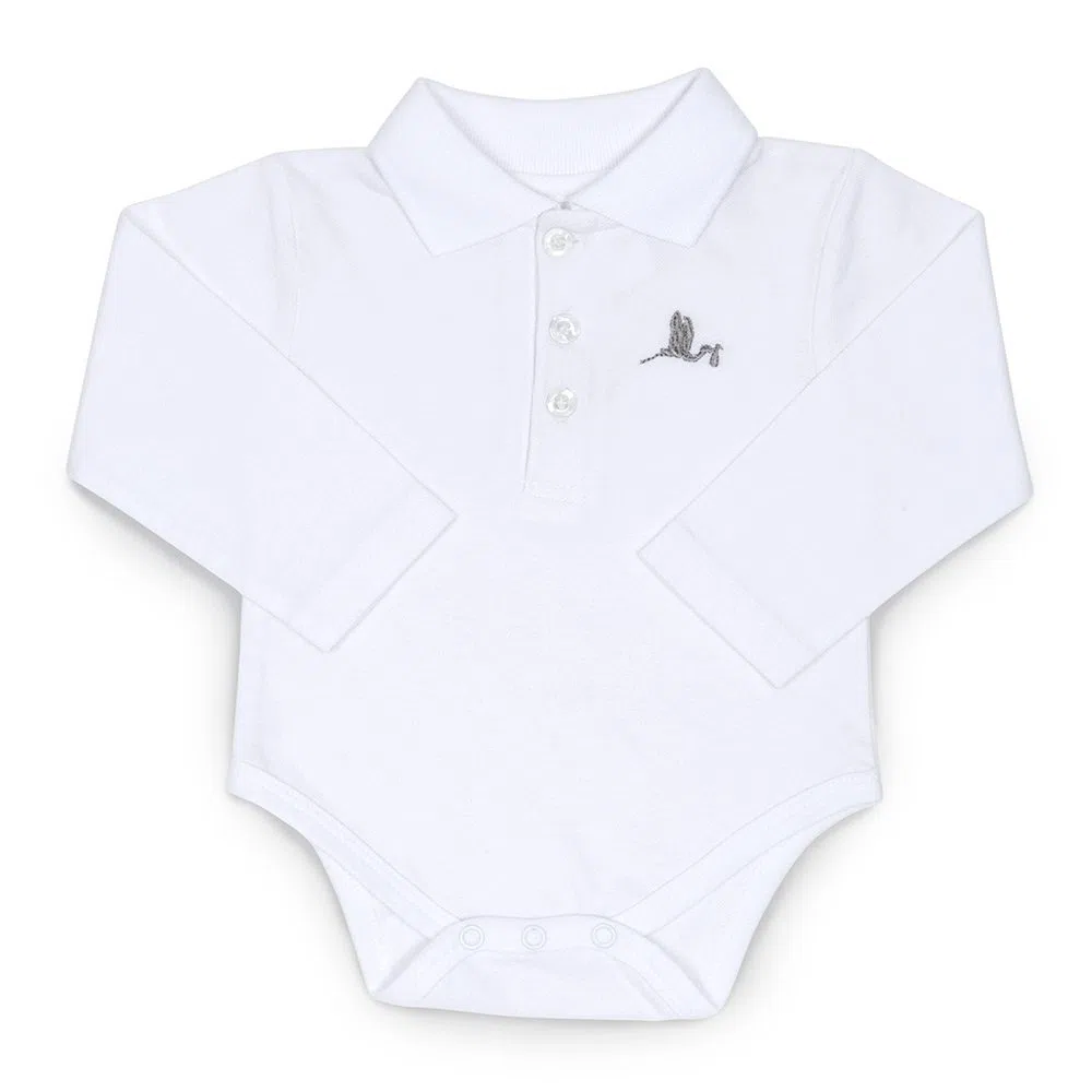 Geschenkset zur Geburt. Praktischer und unisex Geschenkkorb für Neugeborene, der eine Latzhose, einen Body und einen personalisierten Teddybär enthält | BebeDeParis