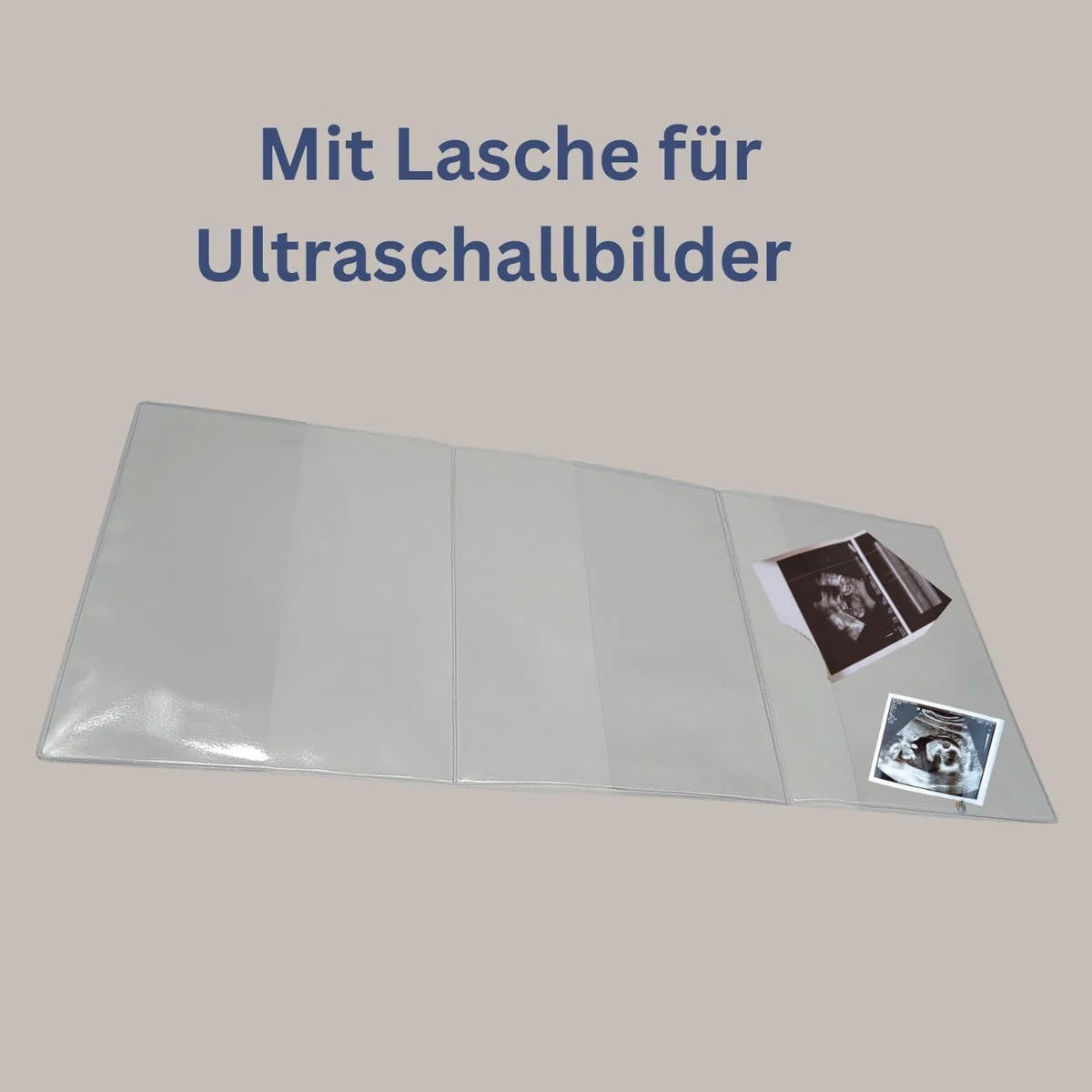Mutterpasshülle transparent, PVC, für Deutschland (25 Stück) | Schutzhülle für den deutschen Mutterpass MKP, Weichfolie mit Extrafach, ideal für werdende Mamas