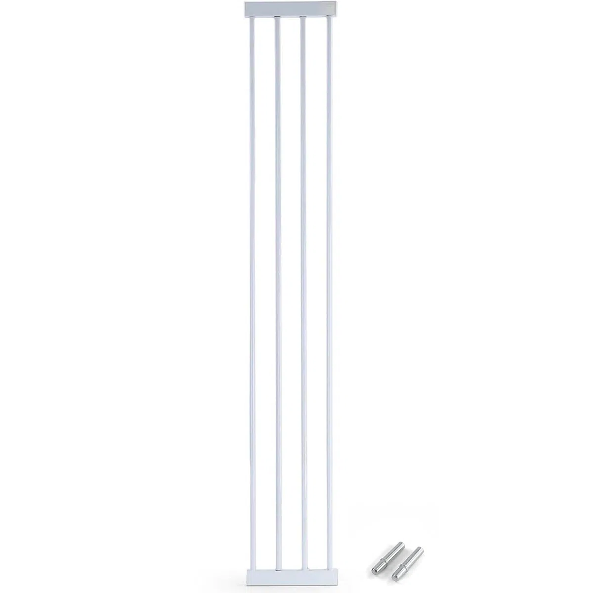 Absperrgitter Treppenschutzgitter Metall weiß verstellbar 93-106cm 120cm hoch