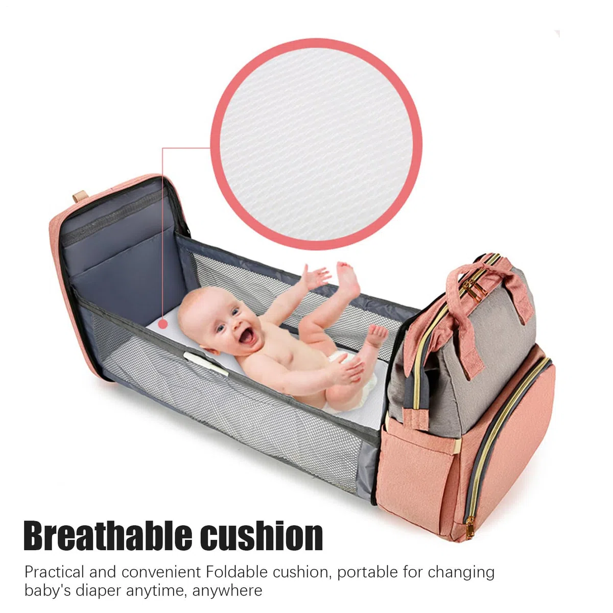 Wickeltasche Leicht Multifunktional Geräumig Tragbar | Babywickeltasche Bietet Platz Für Windeln, Kleidung, Spielzeug, Flaschen Und Eignet Sich Für Auto, Outdoor, Kinderzimmer Und