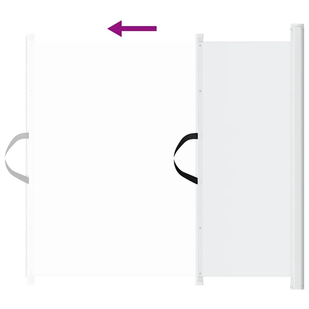 Generisch Haustier-Barriere Ausziehbar Weiß 102,5x125 cm,Baby & Kleinkind,Babysicherheit,Baby- & Haustierschutzgitter-4004129