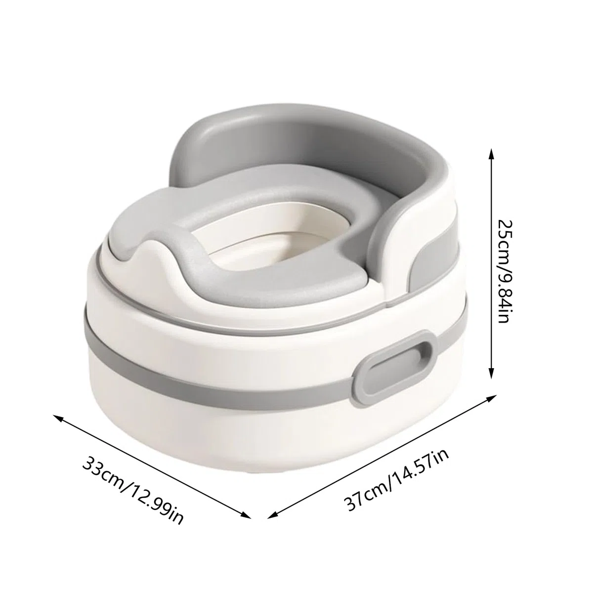 Tragbares Kinder Töpfchen Bequemer Ergonomisch Geformter Sitz | Mobiler Kindertoilettensitz Für Kinder Und Mädchen Auf Reisen Beim Camping Outdoor Und Indoor Sowie Park Und Ausflüge