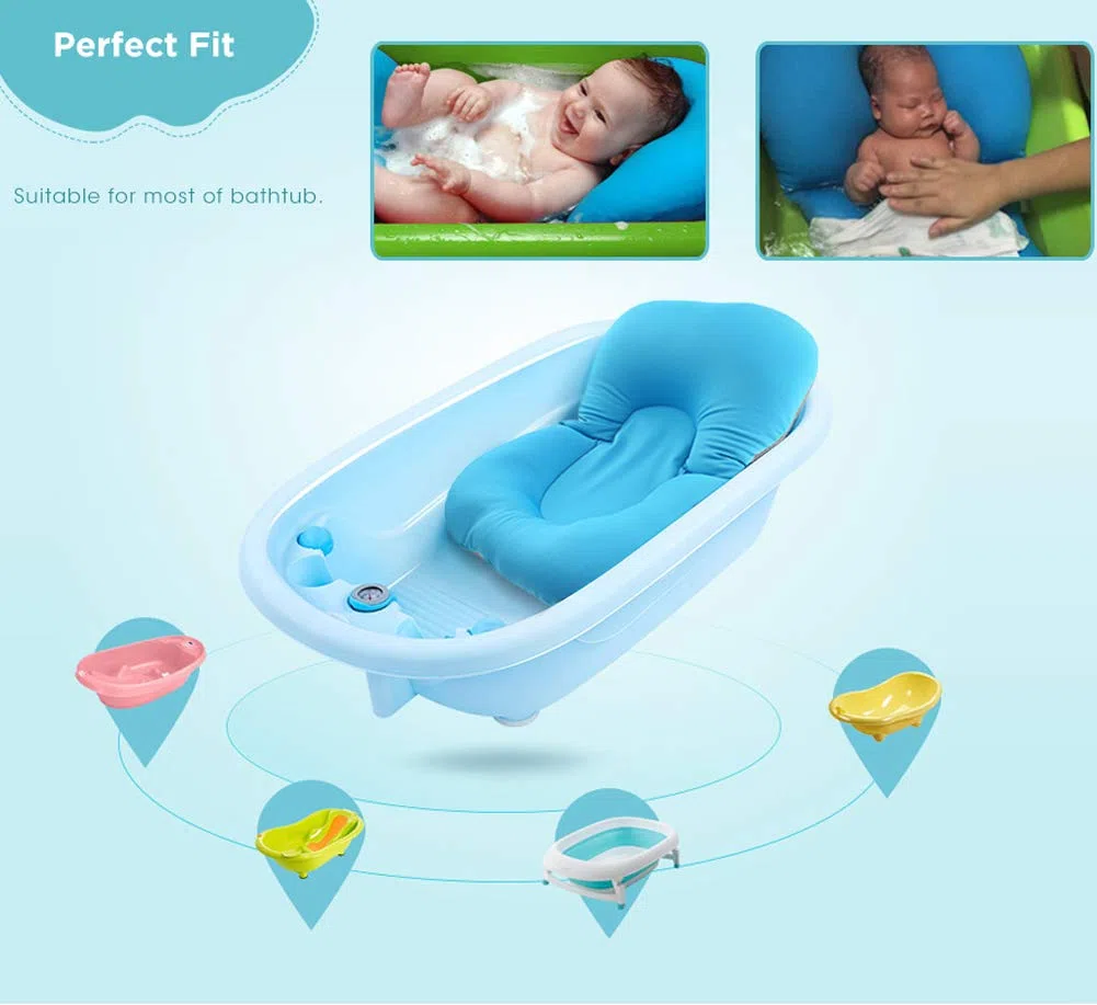 Baby-Badekissen, schwimmendes Design, für Neugeborene.