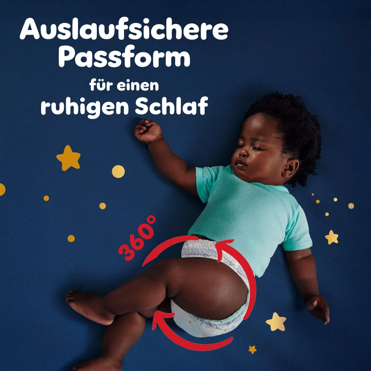 Pampers Night Pants Größe 3, 160 Windeln, 6kg-11kg, bieten zusätzlichen Schutz für die ganze Nacht