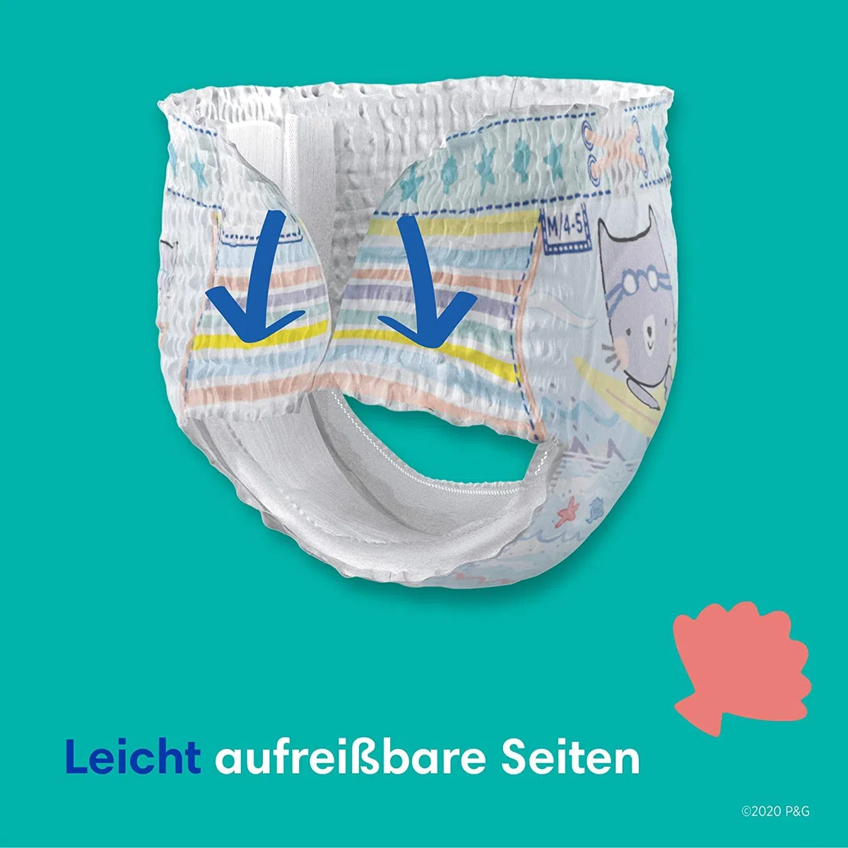 Pampers Schwimmwindel Set mit Splashers (Größe 3-4, 96 Schwimmwindeln) und Windeln Größe 3 (6-10kg, 204 Stück) Premium Protection, Midi, MONATSBOX, Baby Erstausstattung Für Neugeborene