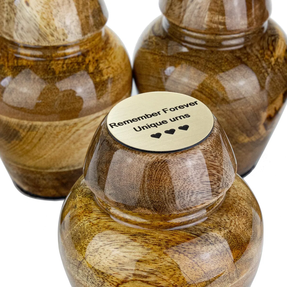 Mango Keepsakes, Keepsake Small Cremation Urnen, Keepsake Urnen for Human Ashes Sets, Keepsake Urnen Wood, Keepsake Small Urnen, Keepsake Collection (Five Andenken / Plaques)