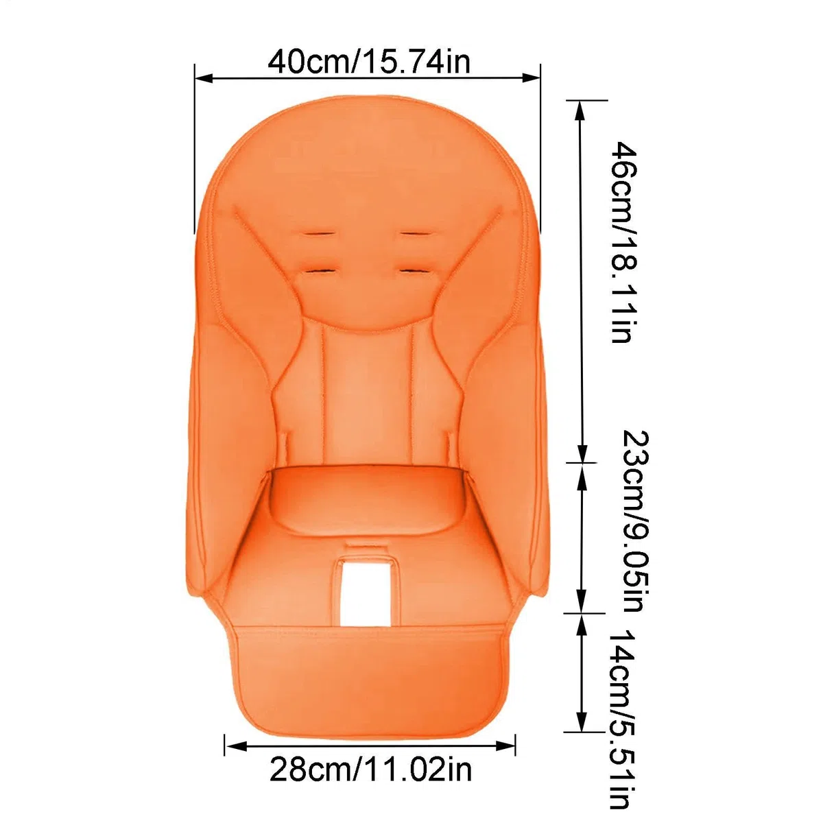 Kinder Hochstuhl Sitzbezug Kinder Bequem Kunstleder Fütterungssitz Kissen | Hochstuhl Sitzkissen für Enkelkinder, Söhne, Töchter, Neffen, Nichten
