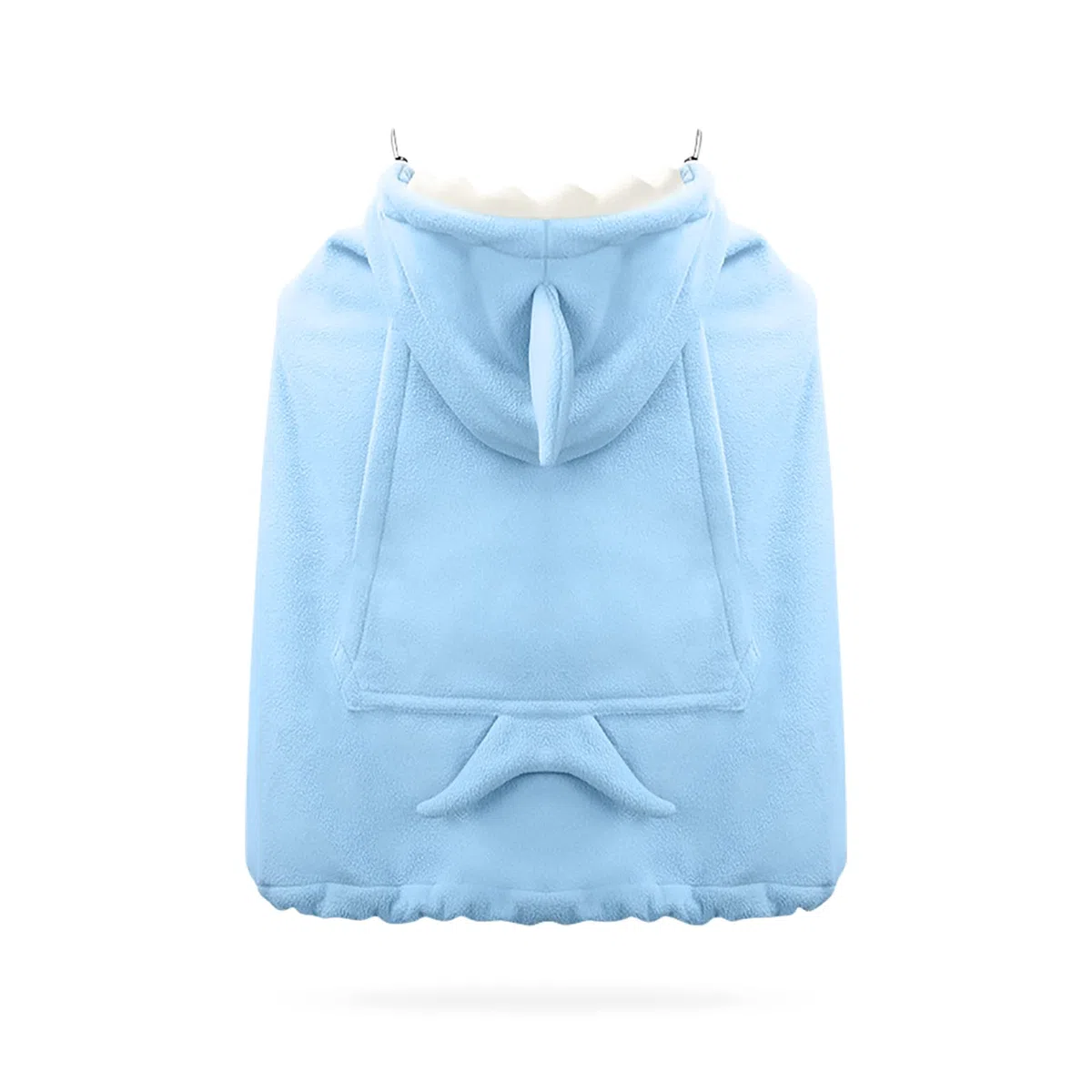 SONARIN Warmer Babytrage Bezug,Universal Winter Tragecover mit Kapuze Winddicht Tragetuchhüllen Fußsack Regenschutz Umhänge Bezug für Babytragen & Tragetücher(Blau)