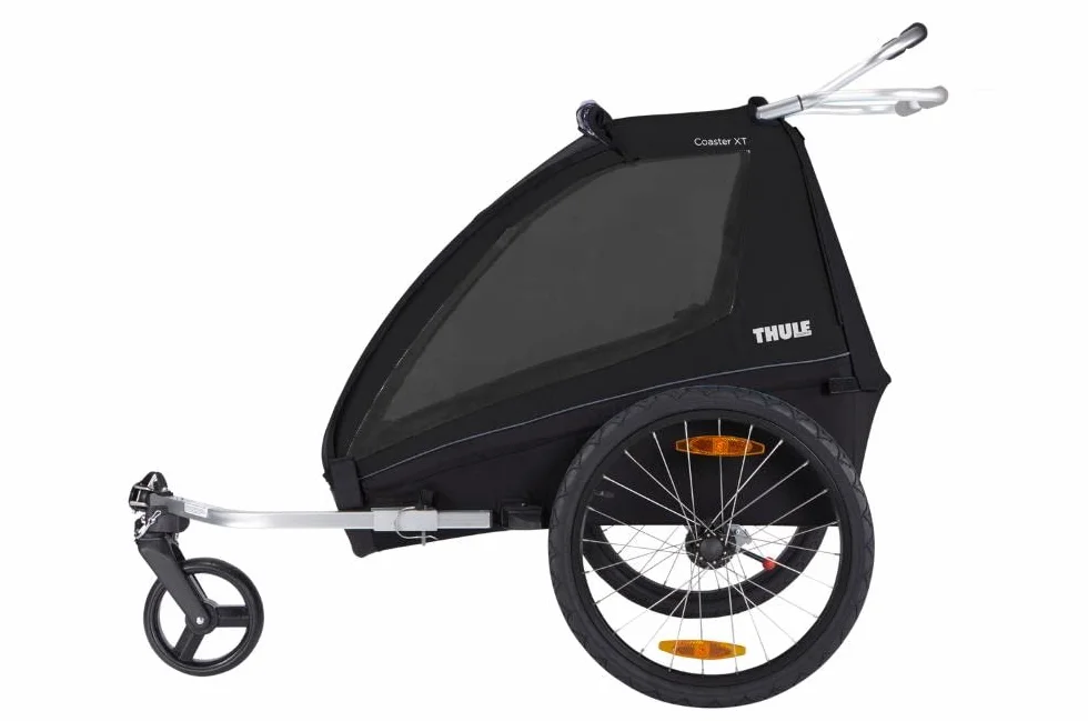 Thule Coaster XT Fahrradanhänger, Fahrradanhänger für 2 Kinder