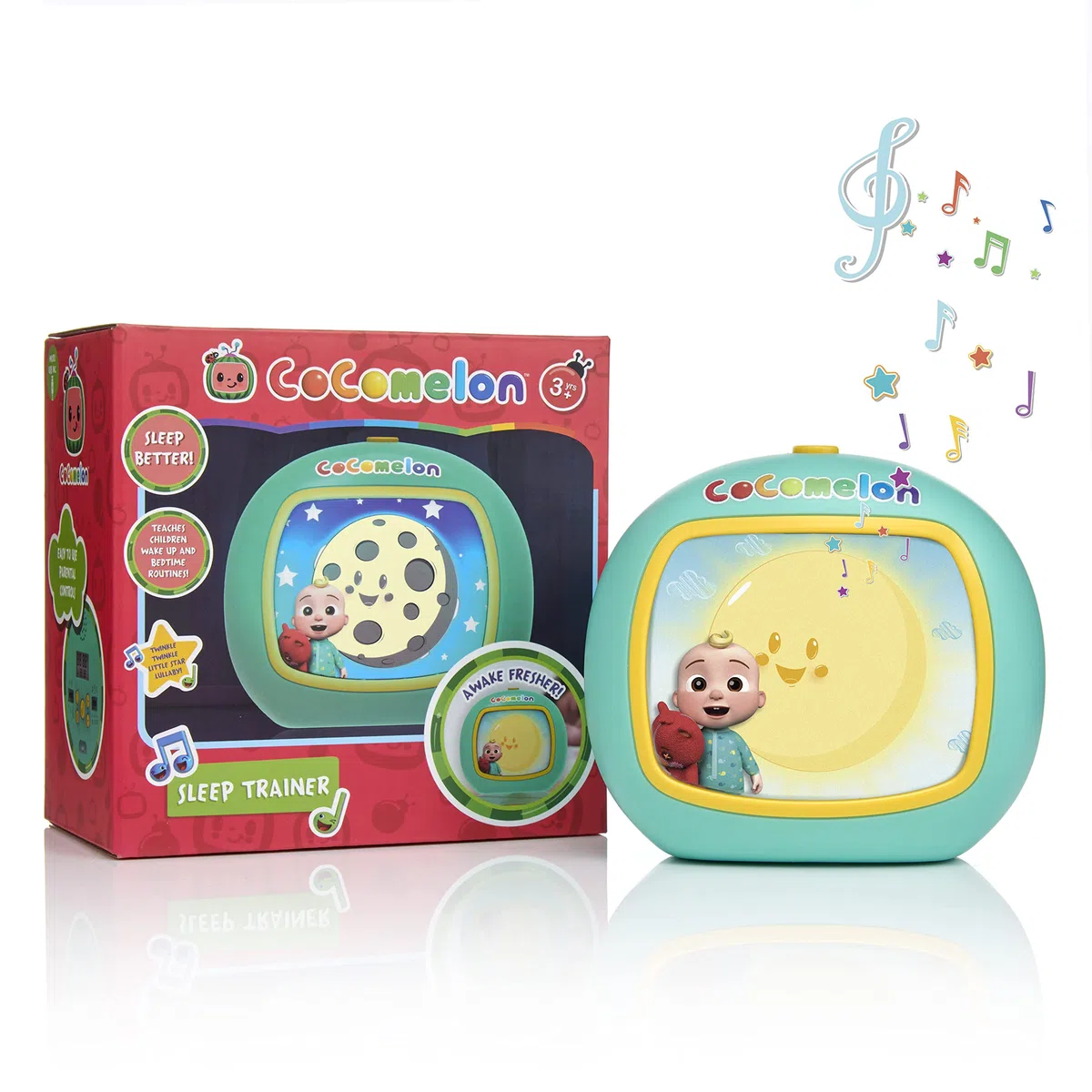 WOW! STUFF CoComelon Schlaftrainer-Uhr von Lullaby Labs hilft Ihrem Kind wissenschaftlich erwiesen, DASS es Schlafenszeit ist und wann es in Ordnung ist, aufzustehen, für Kleinkinder, Mädchen und