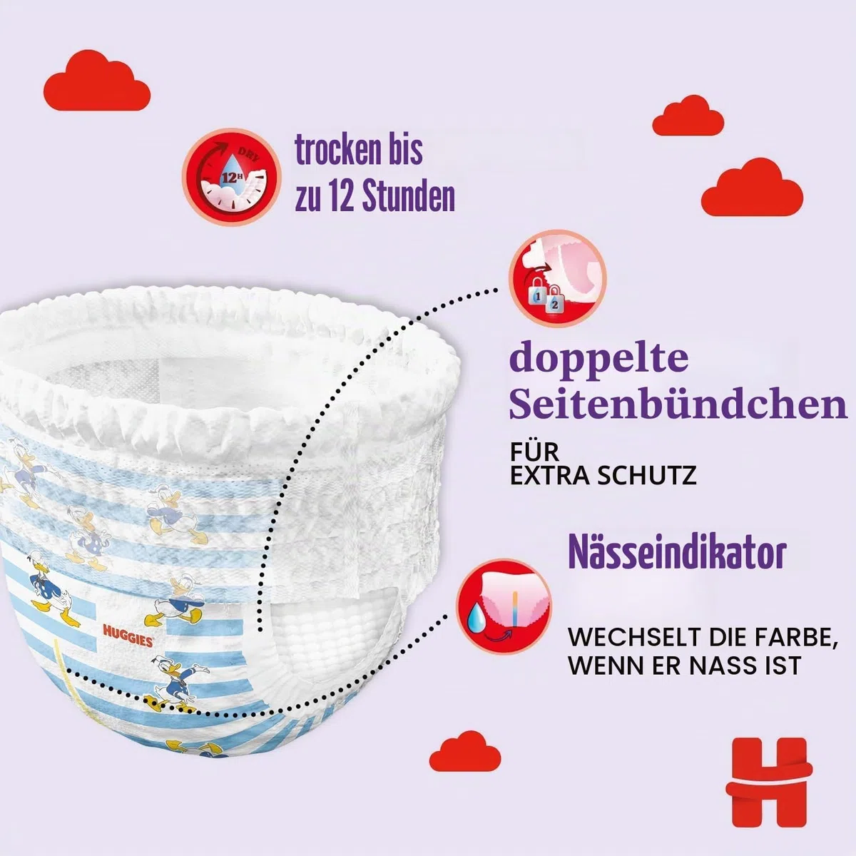Huggies Pants Disney, Baby-Windeln Gr.6, 96 St. (2x48), Monatsbox