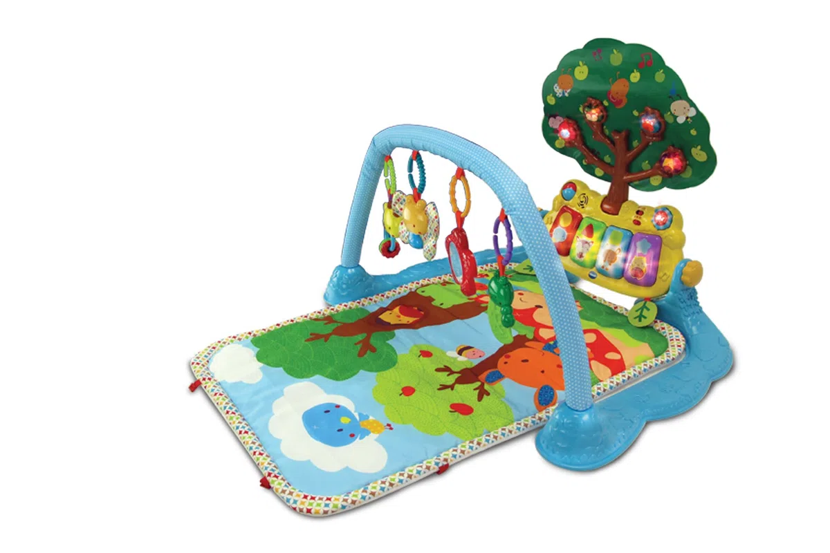 Vtech VTC-GYM01 Vtech Little Friendlies Glow & Giggle Playmat, transparent, 200 g