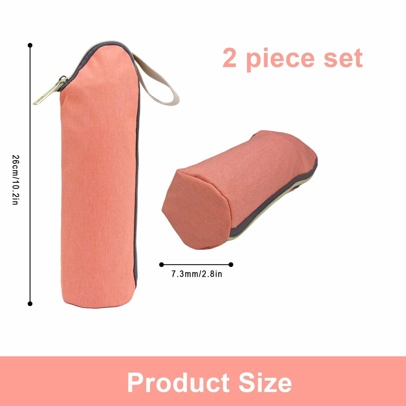 Isoliertasche Babyflasche, 2 Stück Kühltasche für Flaschen, Thermotasche Babyflasche mit Knopfband, Thermotasche für Bewahren Sie Babyflaschen Auf