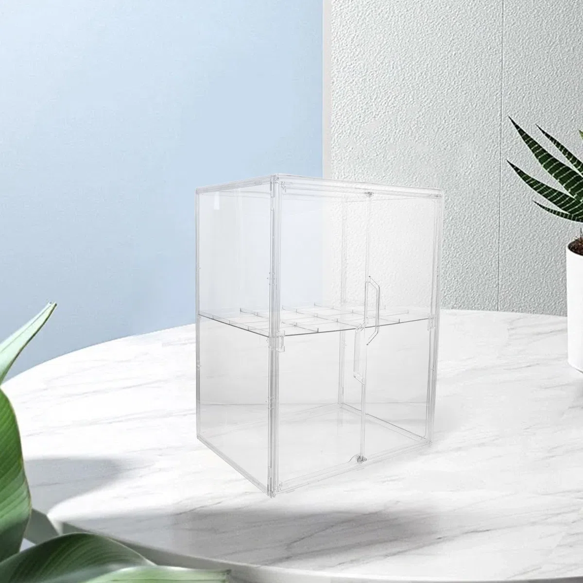 Abaodam Babyflaschen Aufbewahrungsständer aus Acryl mit 2 Ebenen und Platzsparendem Design für Babyflaschen Sauger und Zubehör im Badezimmer oder Schrank