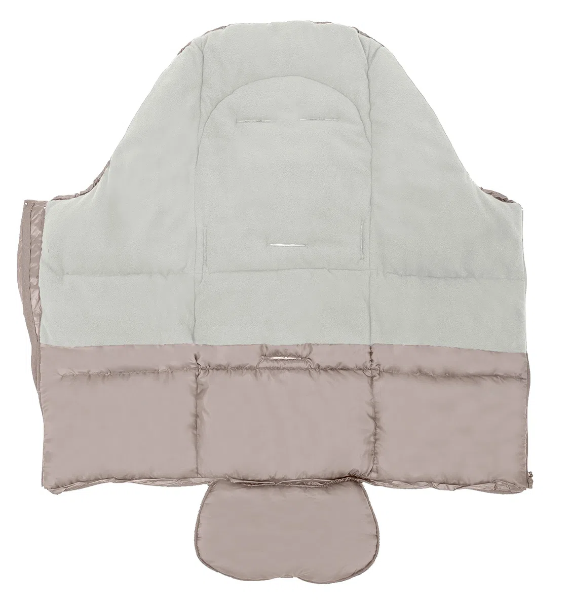 Altabebe MT2277D - 61 Alaska Daunenfußsack für Kinderwagen, beige