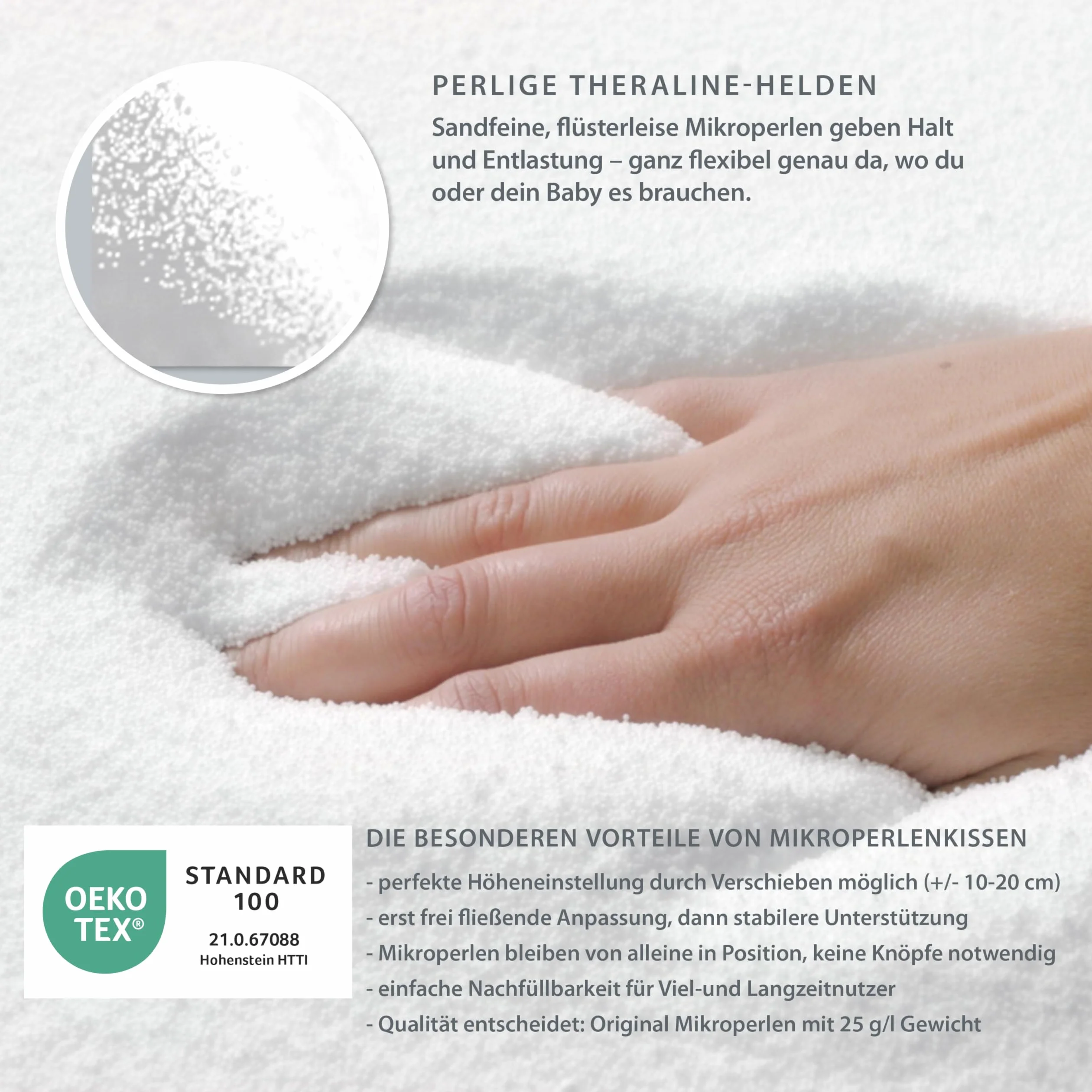 Theraline Stillkissen Stillkissen Kollektion 2021, Farbe 170 (Bamboo)