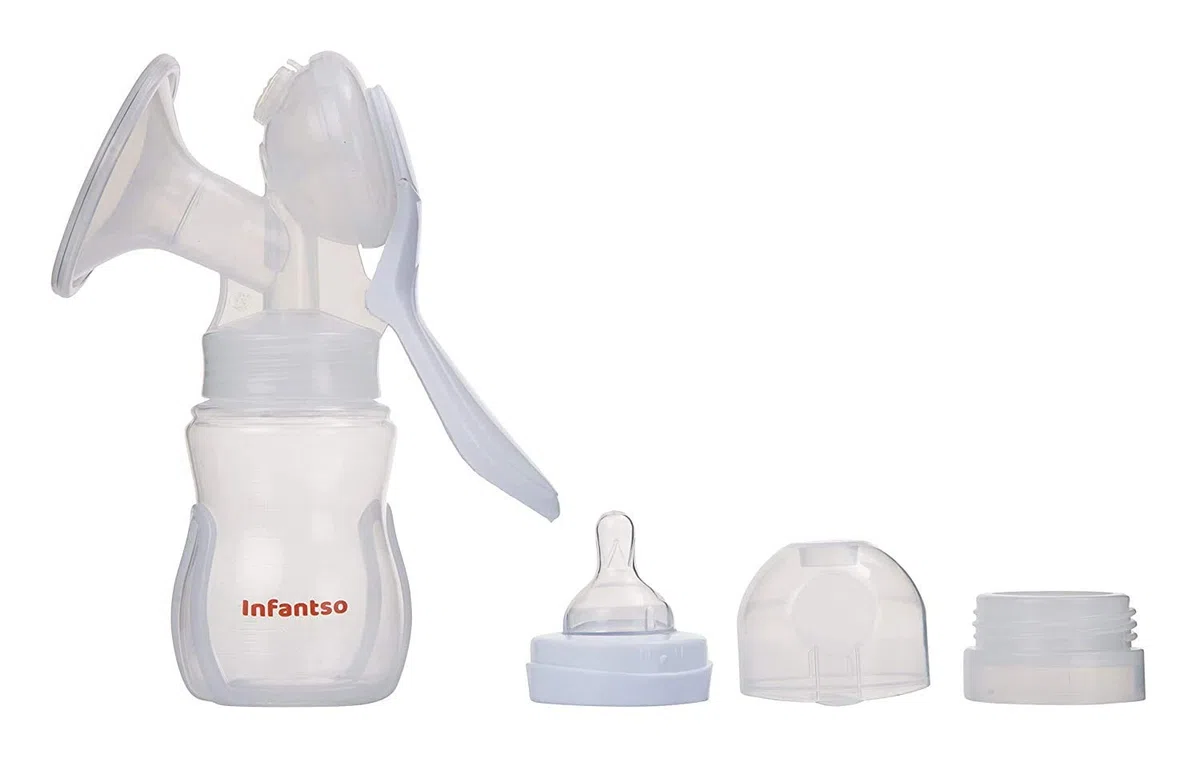 U-grow Handmilchpumpe - Manuelle Brustpumpe Stillen Milchsammler - BPA-frei Milchpumpe