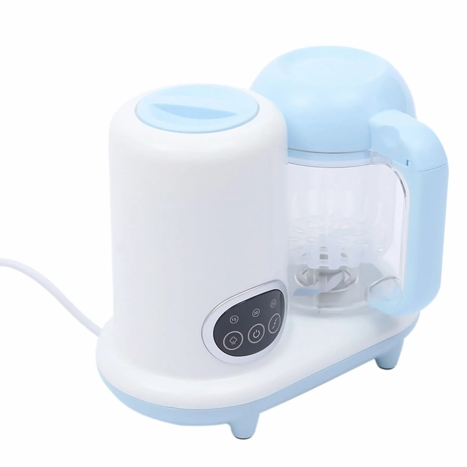 Multifunktions Babynahrungszubereiter, 1.05L Elektrische Wärmen Kochen Babybrei Zubereiter Food Mixer, Baby Nahrungszubereitung, Hausmannskost für Babys und Kleinkinder