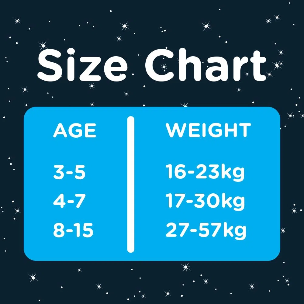 Huggies DryNites hochabsorbierende Nachtwindeln bei Bettnässen, für Jungen 8-13 Jahre (30-48 kg), 27 Stück (3 x 9 St.), Windel-Pants (Packung mit 3)