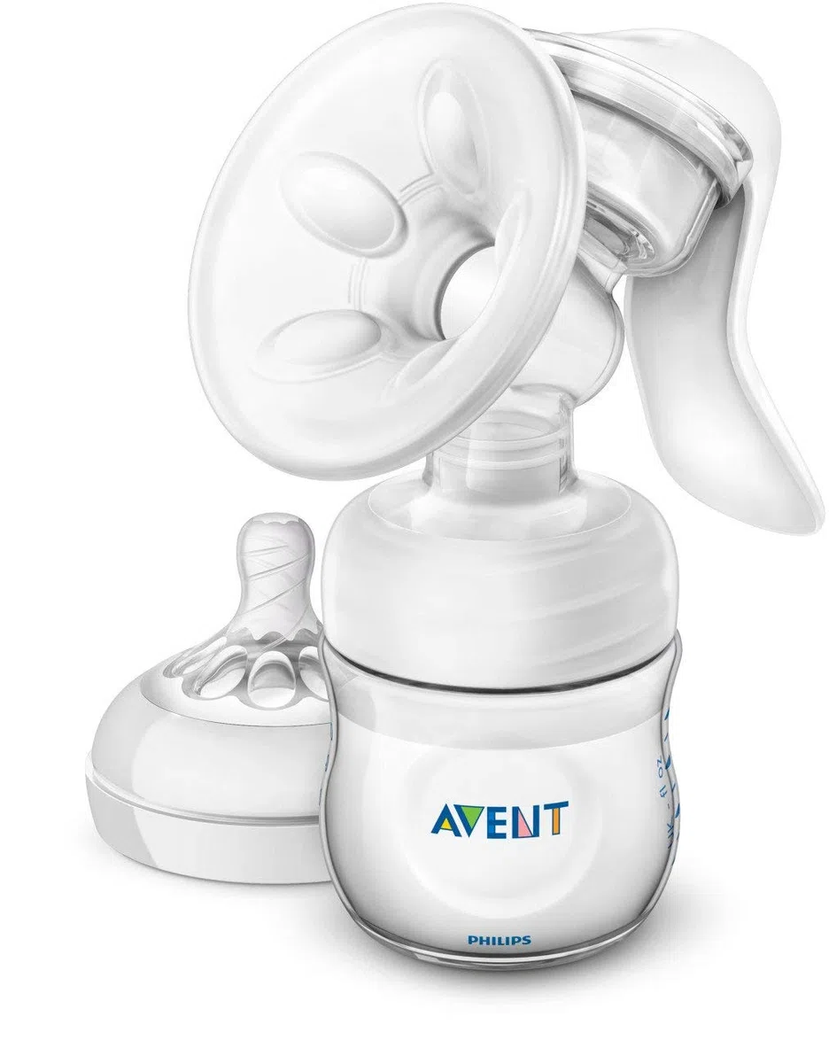 Avent Natural Milchpumpe mit Flasche