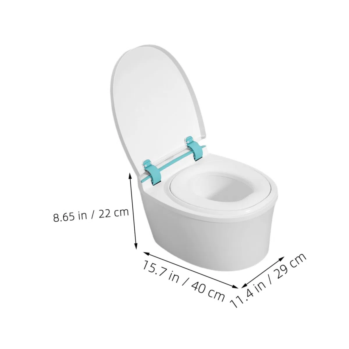 Gatuida Tragbares Töpfchen für Kleinkinder Praktischer Toilettensitz mit Herausnehmbarem Einsatz Leicht und Stabil für Hause und Unterwegs als Kindertoilettentrainer