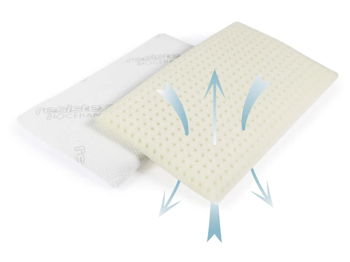 Kissen für Baby Neu Generation Memory Foam 100% waschbar Anti-Erstickungsgefahr, Sicherheit für Wiege und hypoallergene Bettfarbe - Weiß, Größe - 50 x 30 x 4,0 cm