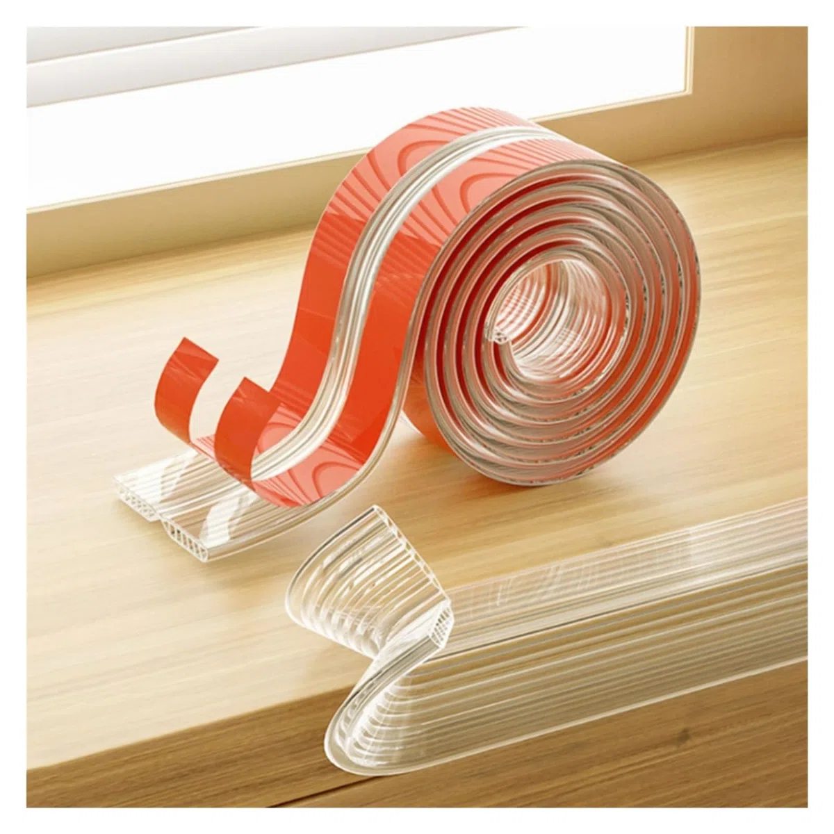 Schaumstoff-Kantenschutzstreifen, transparenter Silikon-Eckenschutz, Stoßstange for Möbel, Tische und Schreibtische, Kinderschutzkissen(15mmx5m)