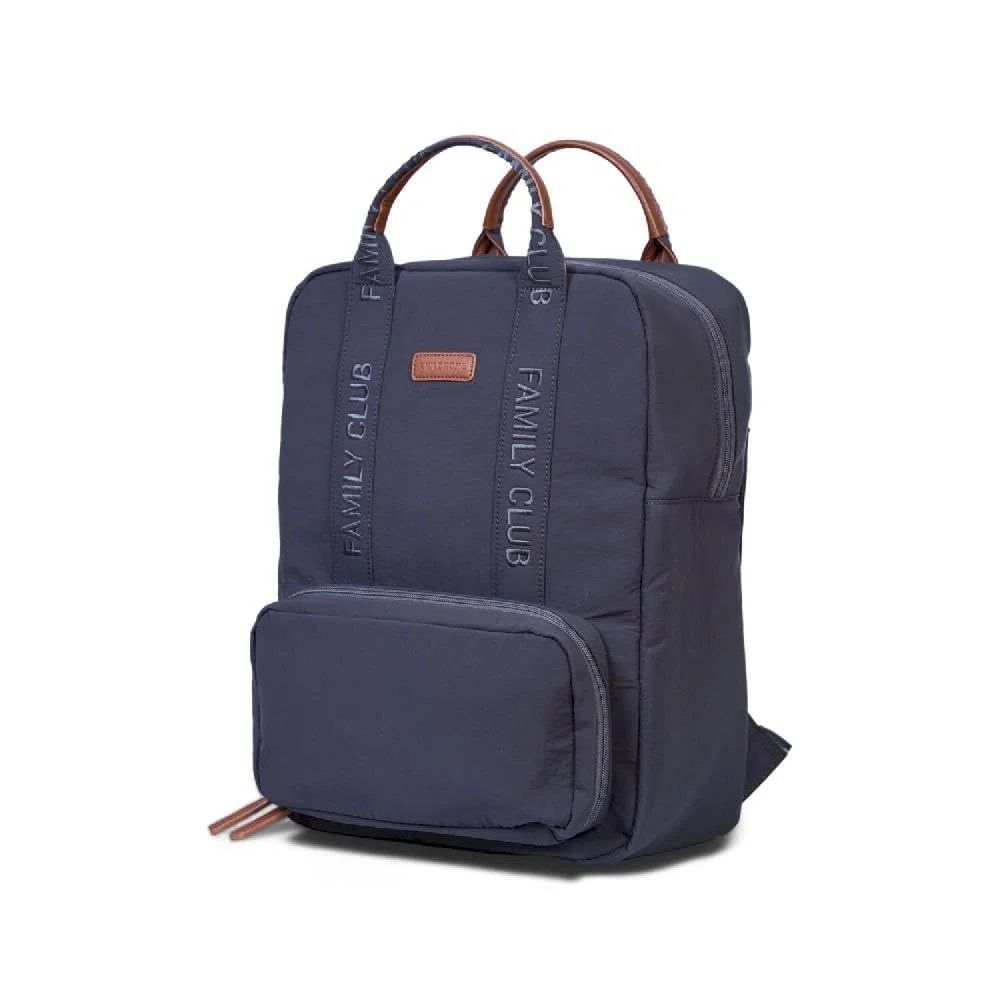 CHILDHOME, Wickelrucksack Family Bag Club, Großes Fassungsvermögen, Multifunktional, 11 Fächer, Isotherm Taschen, Trolley-Koffer Durchgang, Kinderwagenbefestigung, 20,5L, Grau