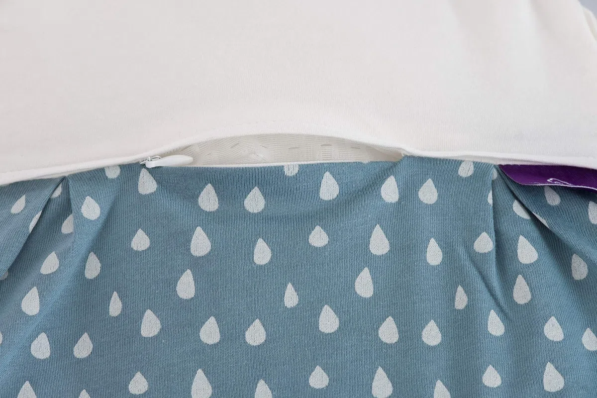 Träumeland S0102753 Schlafsack SET LIEBMICH Tropfen Ozeanblau 3 teilig 56/62, mehrfarbig