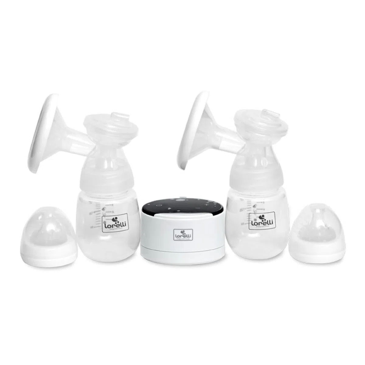 Lorelli Daily Comfort doppelte elektrische Milchpumpe, Ergonomisches Design, mit 3 Positionen, Weiß